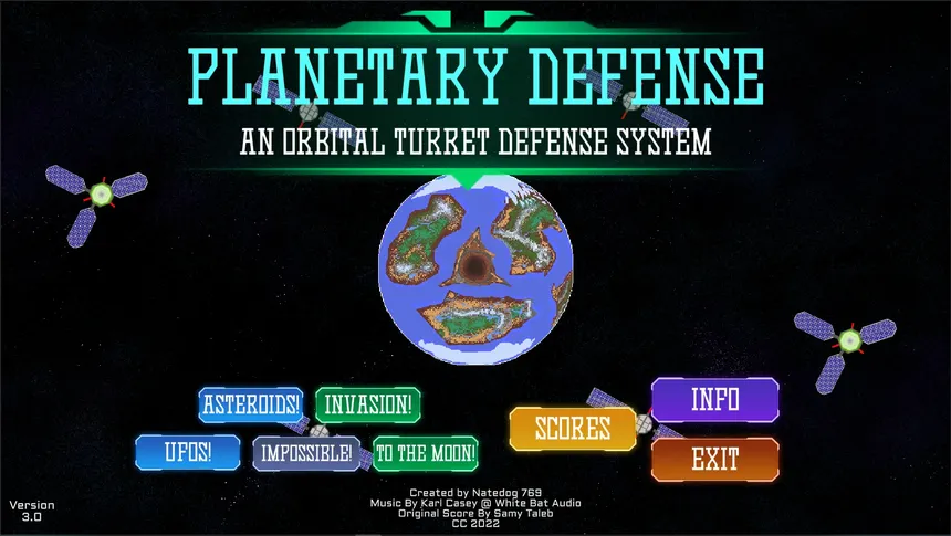 Скриншот 1 к игре Planetary Defense: An Orbital Turret Defense System