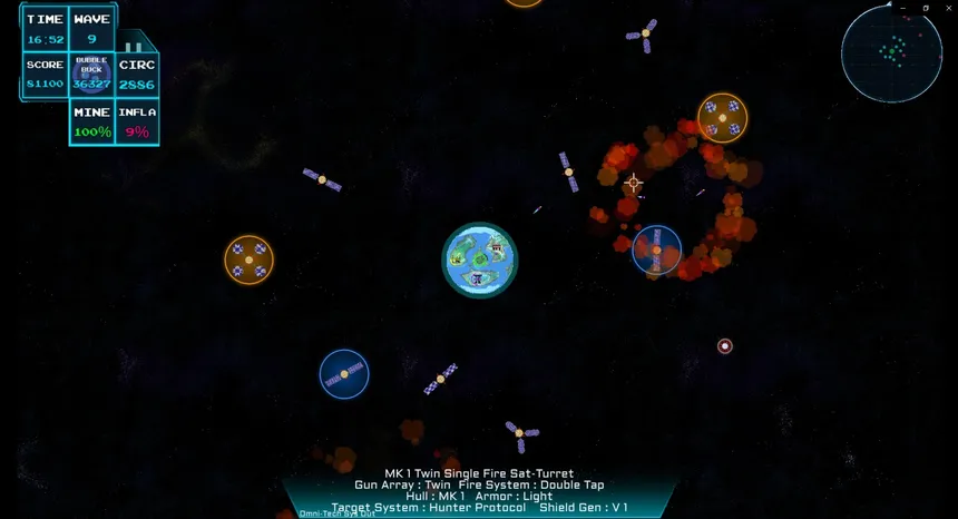 Скриншот 2 к игре Planetary Defense: An Orbital Turret Defense System