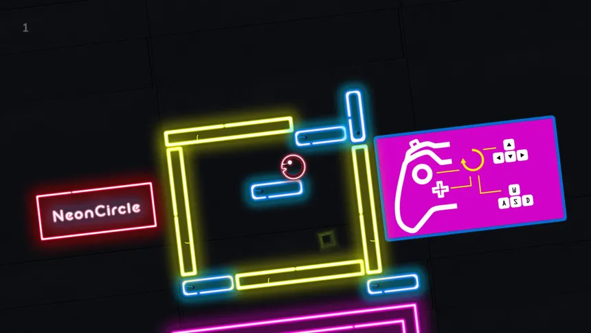 Скриншот 1 к игре Neon Circle