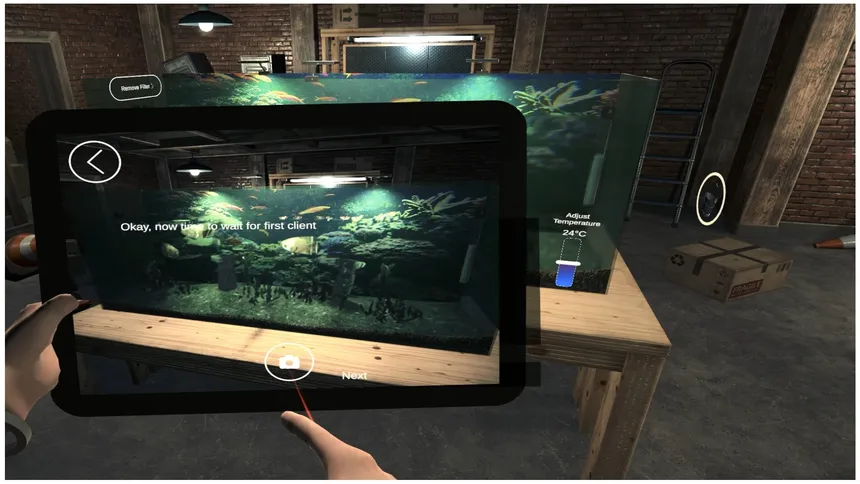 Скриншот 4 к игре Aquarist VR