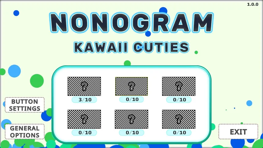 Скриншот 1 к игре NONOGRAM - KAWAII CUTIES