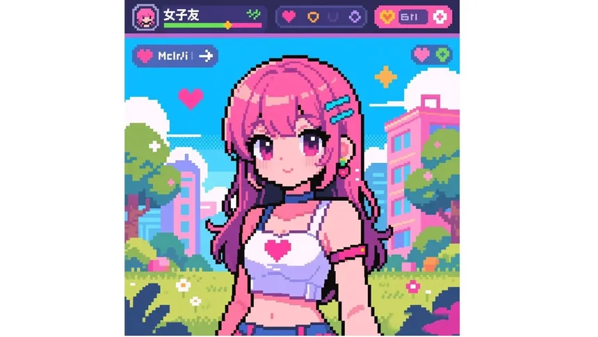 Скриншот 2 к игре Special girl girlfriend desktop pet virtual companion fun idle Fiancée animal de compagnie 女朋友 宠物 彼女 ペット Freundin Haustier Девушка домашнее животное 여자친구 반려동물 Novia Mascota Benessere della ragazza animale domestico