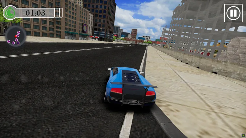 Скриншот 1 к игре Coins Collector Sport Car