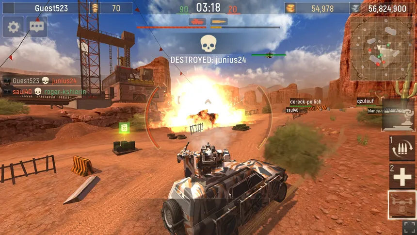 Скриншот 1 к игре Metal Force: Tank Games Online