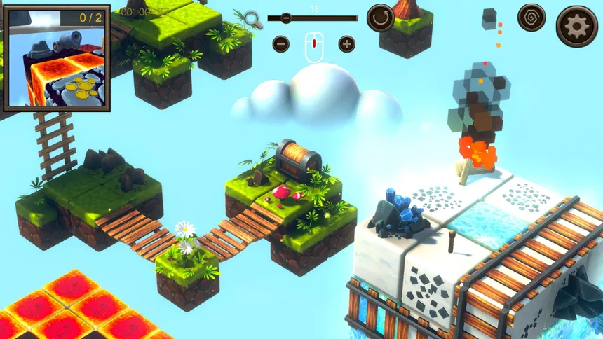 Скриншот 2 к игре Hidden Cube World Top-Down 3D