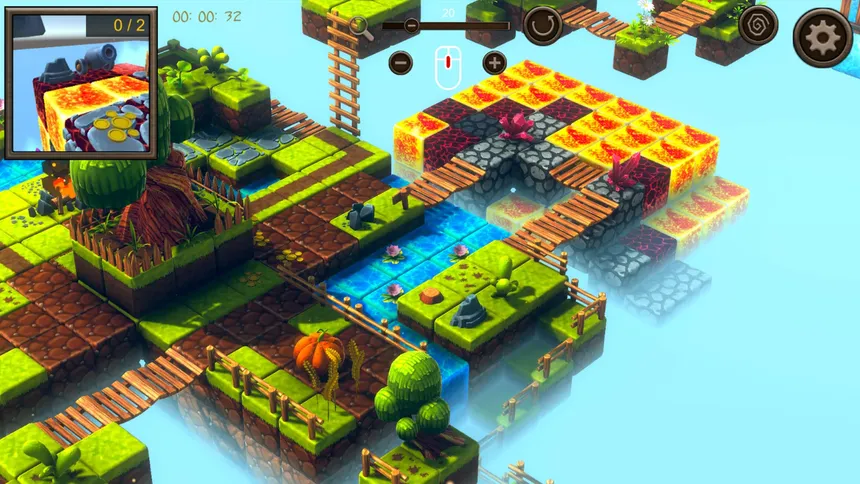 Скриншот 4 к игре Hidden Cube World Top-Down 3D