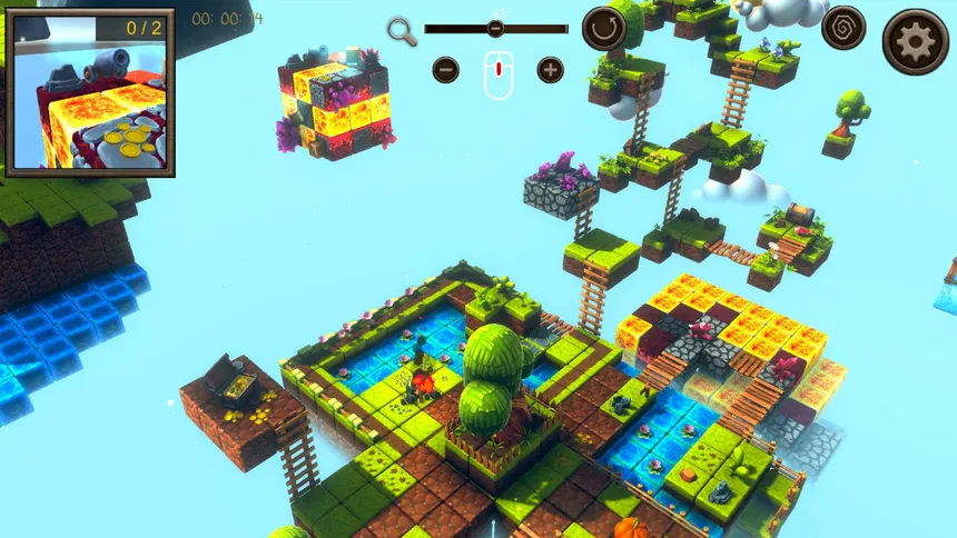 Скриншот 5 к игре Hidden Cube World Top-Down 3D