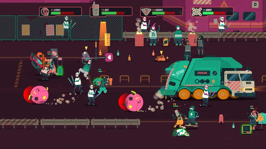 Скриншот 1 к игре PixelJunk Scrappers Deluxe