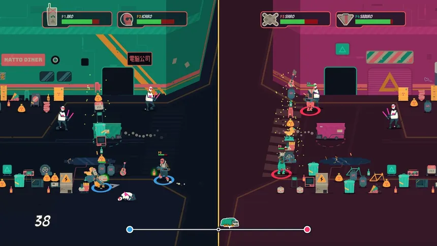 Скриншот 3 к игре PixelJunk Scrappers Deluxe