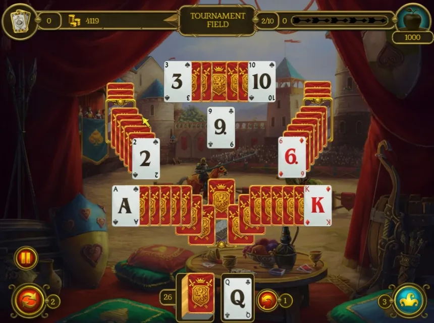 Скриншот 1 к игре Knight Solitaire 3