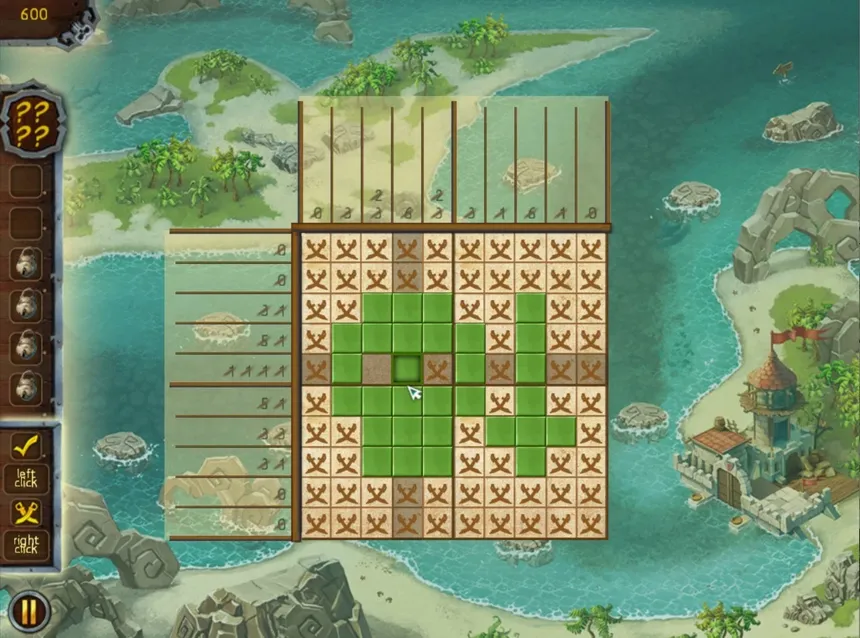 Скриншот 5 к игре Fill and Cross Pirate Riddles 3