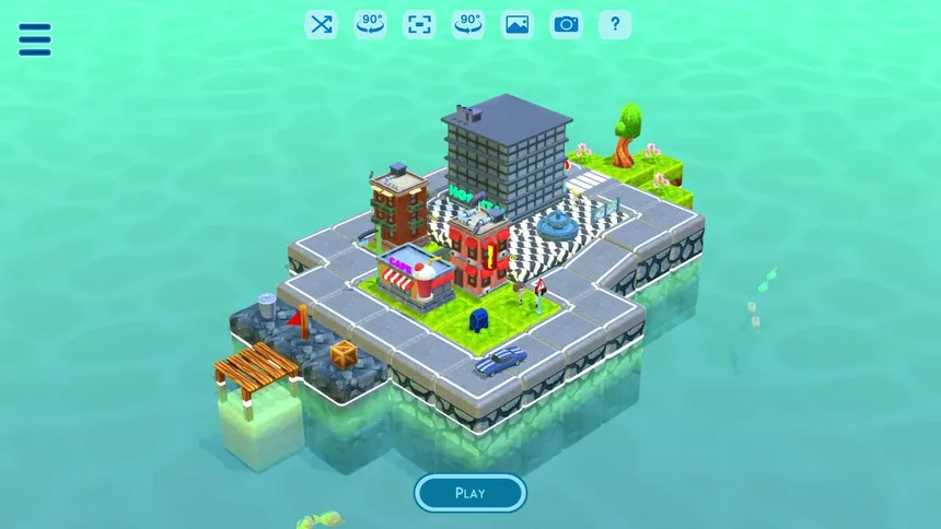 Скриншот 4 к игре Island Cities - Jigsaw Puzzle