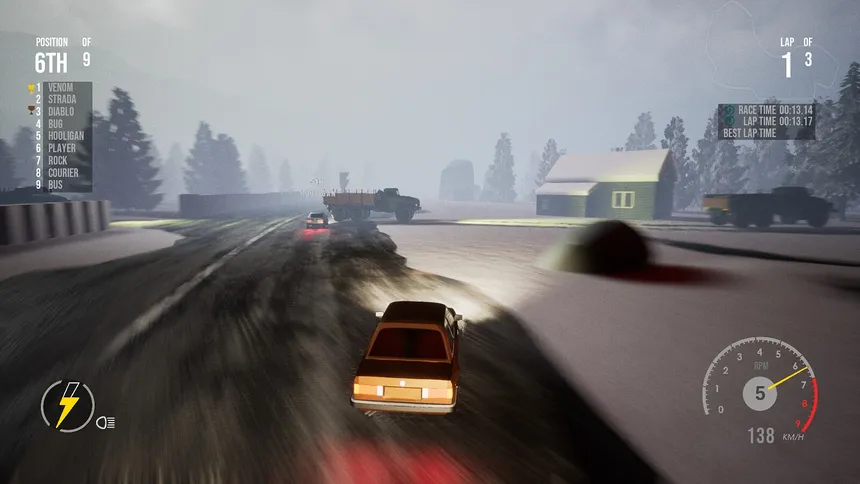 Скриншот 6 к игре TurboMania Fog Racers
