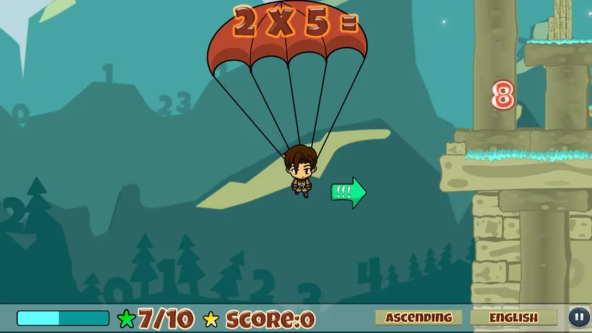 Скриншот 1 к игре Add and Multiply, Math Tower 2