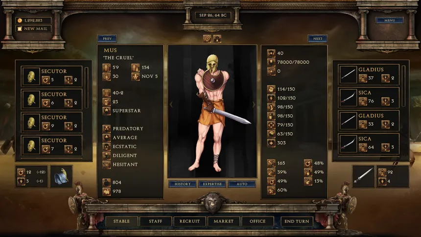 Скриншот 1 к игре Age of Gladiators Reforged