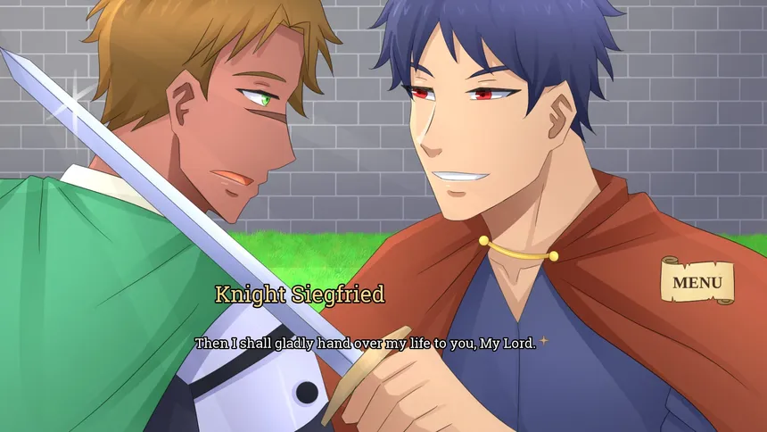 Скриншот 4 к игре Be My Loyal Subject - Historical Boys Love (BL) Visual Novel