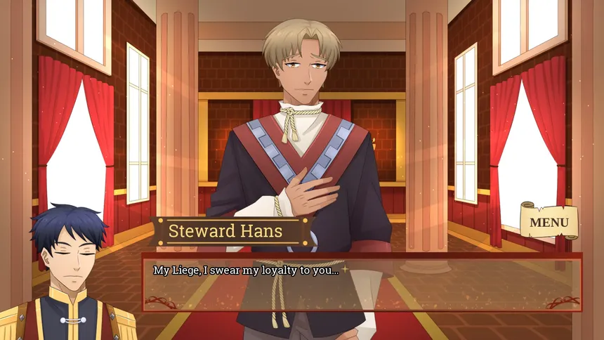 Скриншот 5 к игре Be My Loyal Subject - Historical Boys Love (BL) Visual Novel