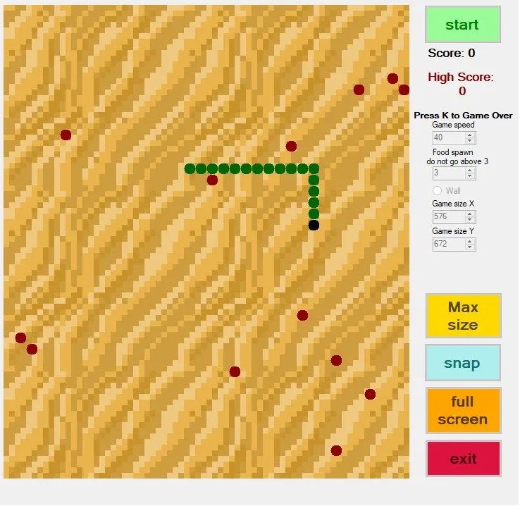 Скриншот 4 к игре Classic Snake