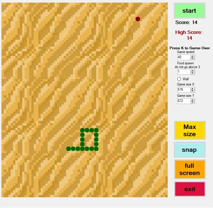 Скриншот 5 к игре Classic Snake