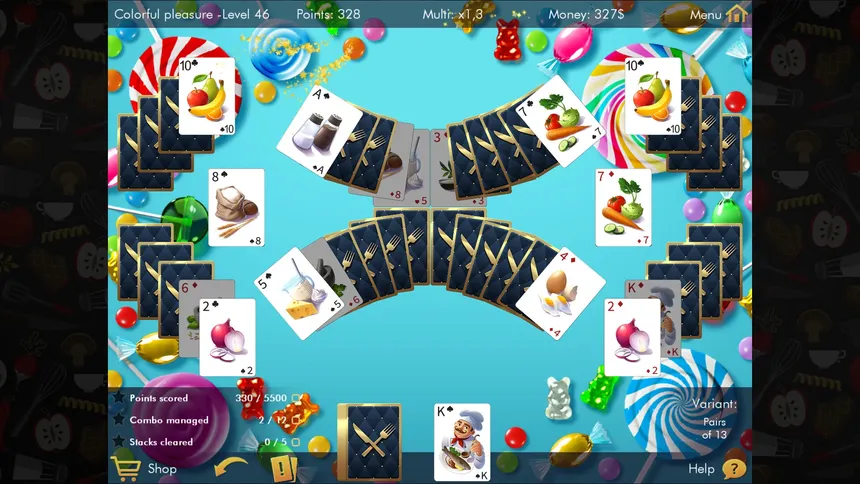 Скриншот 7 к игре Delicious Solitaire