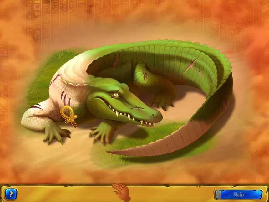 Скриншот 2 к игре Legend of Egypt - Pharaohs Garden 2 - The sacred crocodile