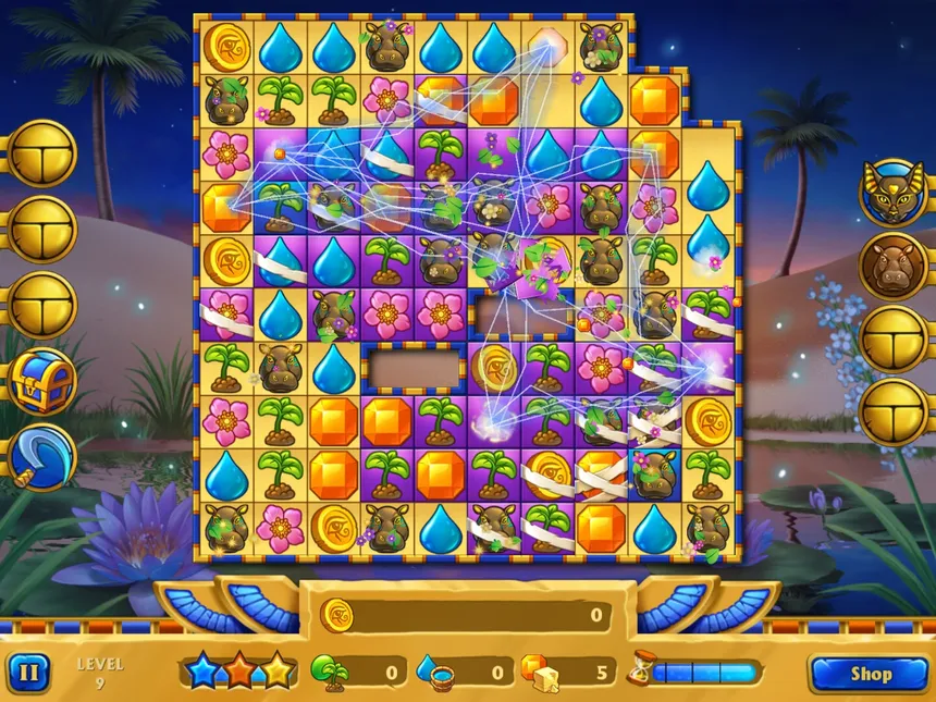 Скриншот 3 к игре Legend of Egypt - Pharaohs Garden 2 - The sacred crocodile