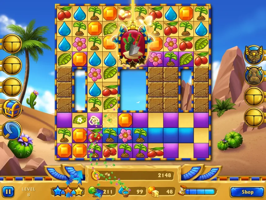 Скриншот 6 к игре Legend of Egypt - Pharaohs Garden 2 - The sacred crocodile