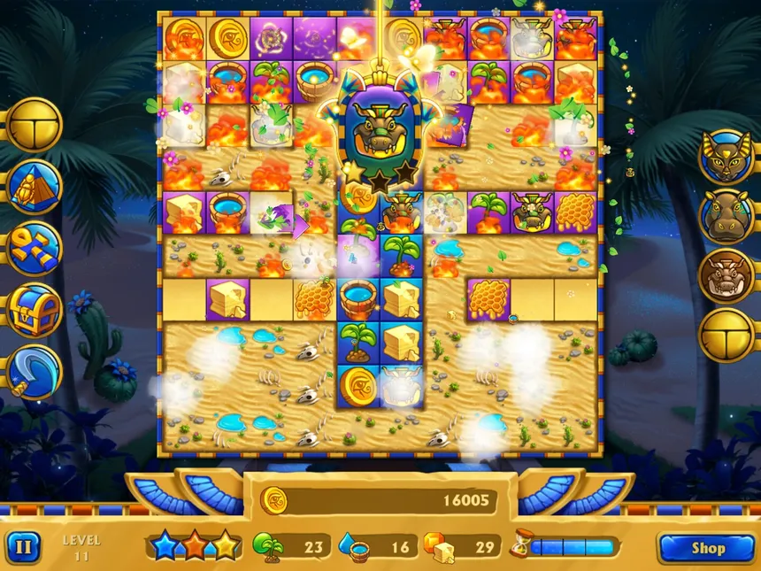 Скриншот 8 к игре Legend of Egypt - Pharaohs Garden 2 - The sacred crocodile