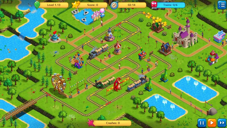 Скриншот 1 к игре Railway Fun - Adventure Park