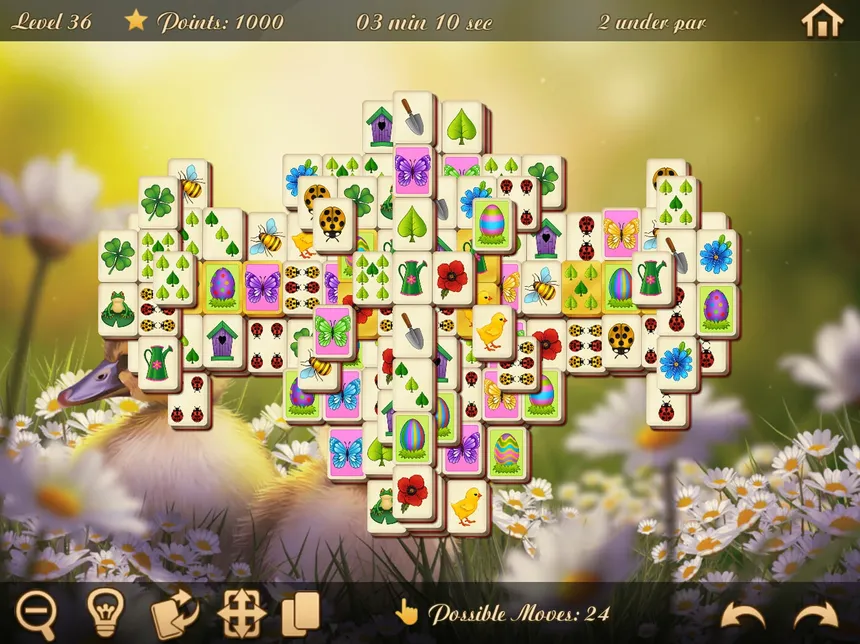 Скриншот 4 к игре Springtime Mahjongg 2