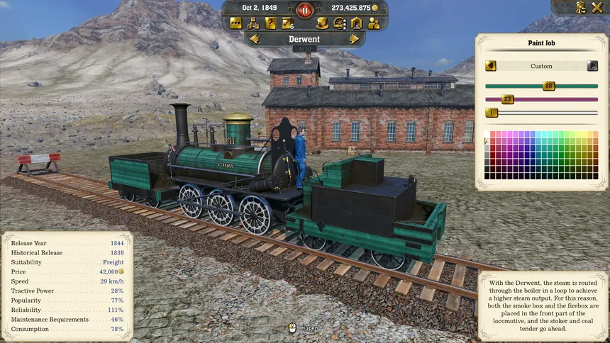 Скриншот 5 к игре Railway Empire 2