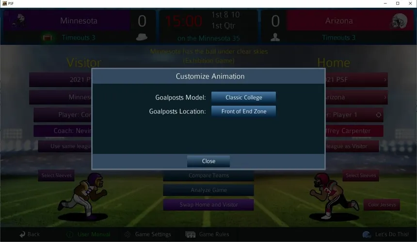 Скриншот 2 к игре Pro Strategy Football 2023