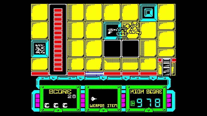Скриншот 1 к игре Future Knight (CPC/Spectrum)