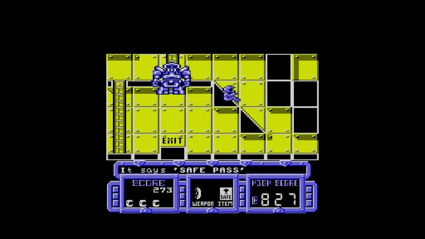 Скриншот 2 к игре Future Knight (CPC/Spectrum)