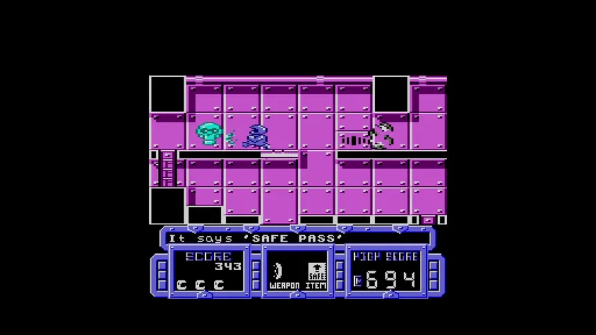 Скриншот 3 к игре Future Knight (CPC/Spectrum)