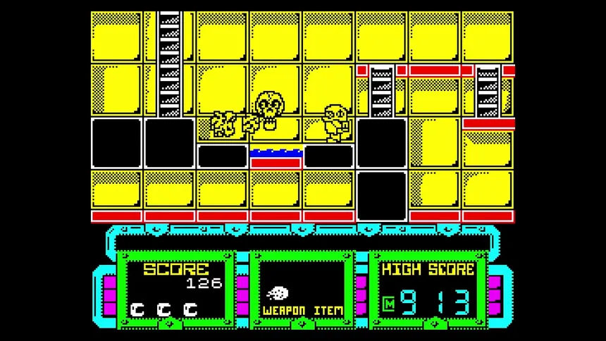 Скриншот 4 к игре Future Knight (CPC/Spectrum)
