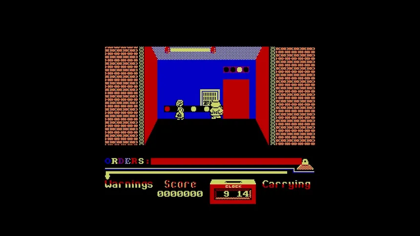 Скриншот 2 к игре Grumpy Gumphrey: Supersleuth (CPC/Spectrum)