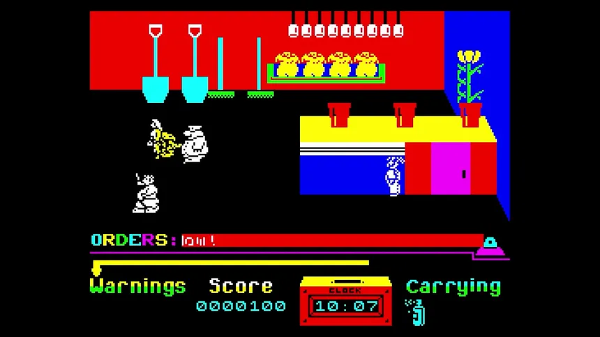 Скриншот 3 к игре Grumpy Gumphrey: Supersleuth (CPC/Spectrum)