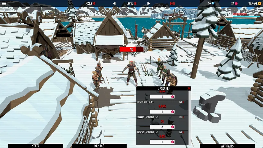 Скриншот 4 к игре Idle Vikings Clicker