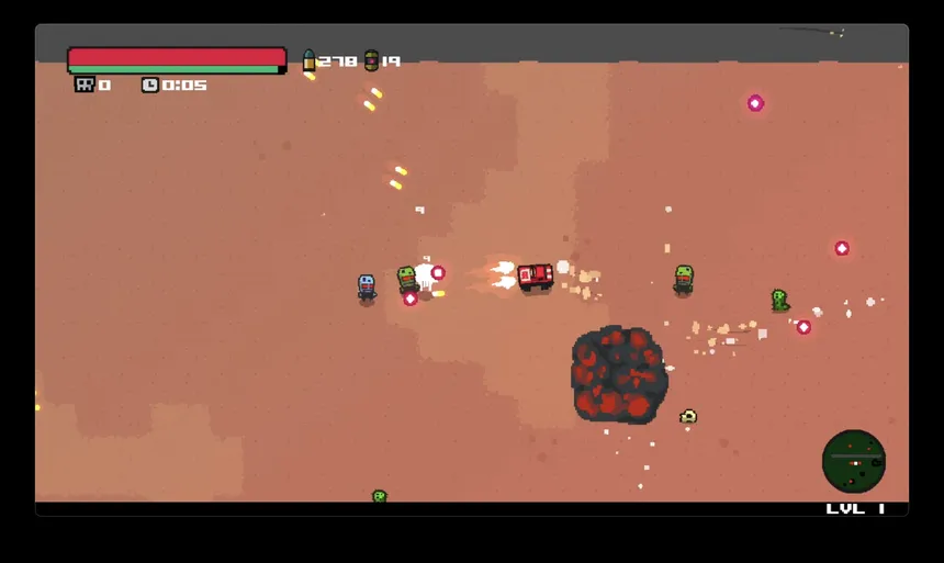 Скриншот 1 к игре Guncar Arena