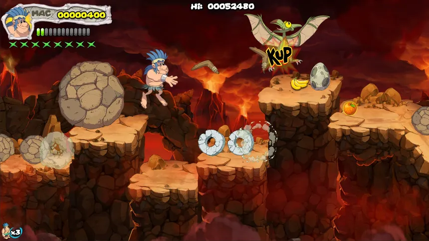 Скриншот 1 к игре New Joe & Mac - Caveman Ninja