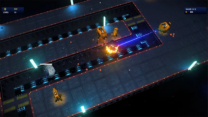 Скриншот 4 к игре Space gold rush TD