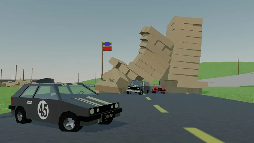Скриншот 1 к игре Stunt Derby