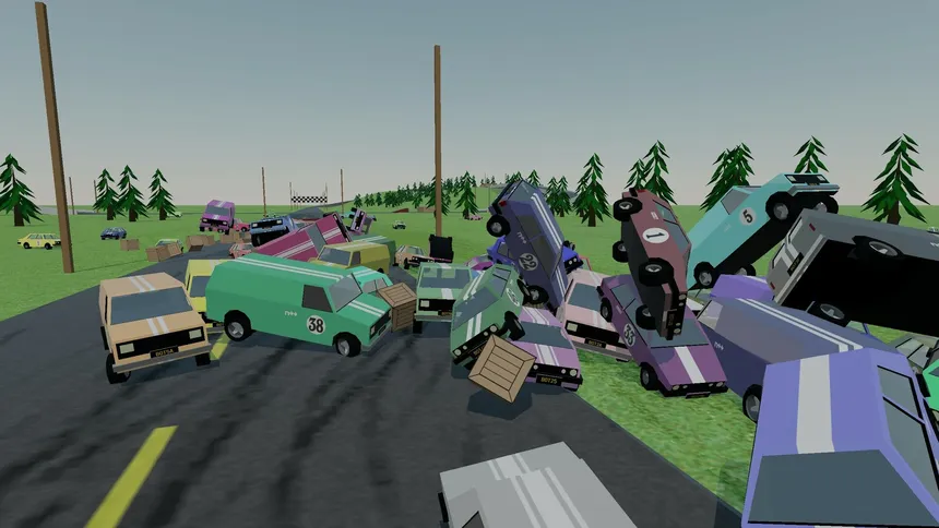 Скриншот 2 к игре Stunt Derby