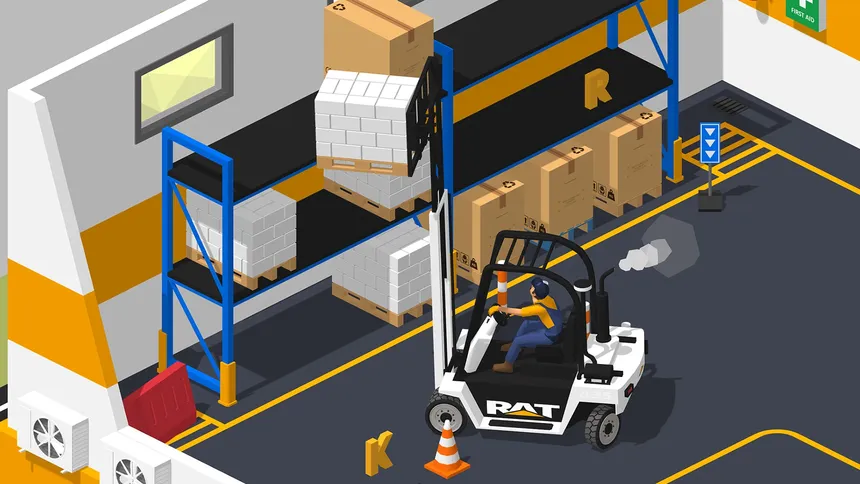Скриншот 4 к игре Forklift Extreme: Deluxe Edition