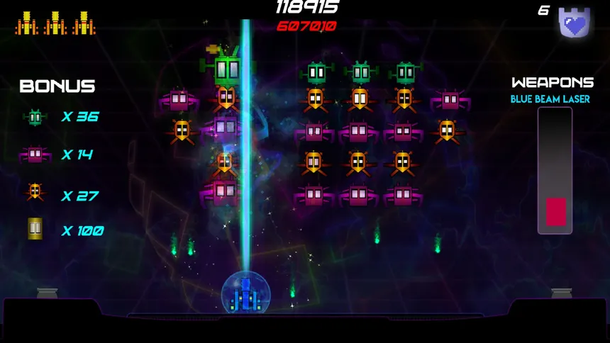Скриншот 1 к игре Galactoids - Galactic Invaders