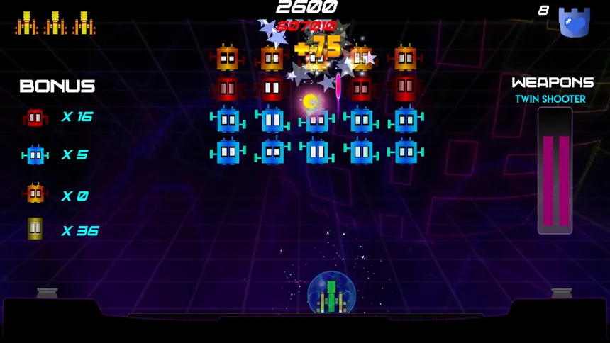 Скриншот 7 к игре Galactoids - Galactic Invaders