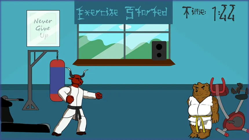 Скриншот 3 к игре Karate Beasts