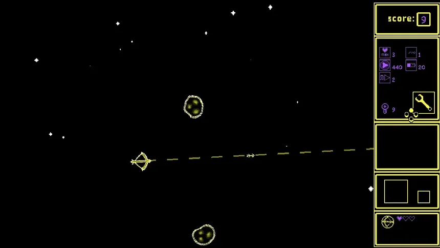 Скриншот 3 к игре Asteroids and more asteroids