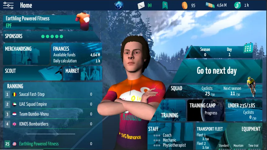 Скриншот 1 к игре Live Cycling Manager 2022 (2023 Season Update)